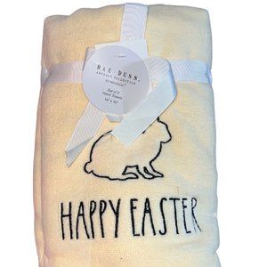 Rae Dunn Set of 2 Happy Easter Hand Towels